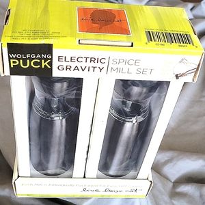 Wolfgang Puck Gravity-Fed Electric Spice Mill Set